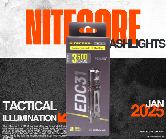 Nitecore EDC31 Review: Tactical Power in a Minimalist Frame
