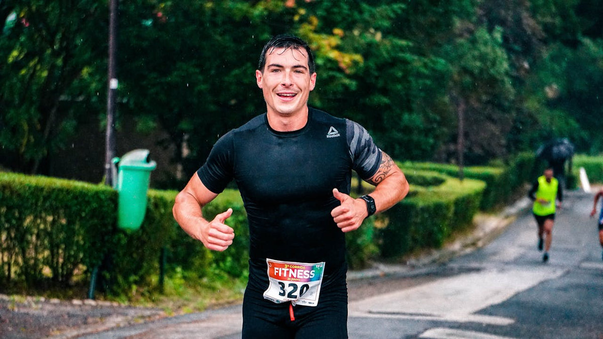 Man running in Ultramarathon