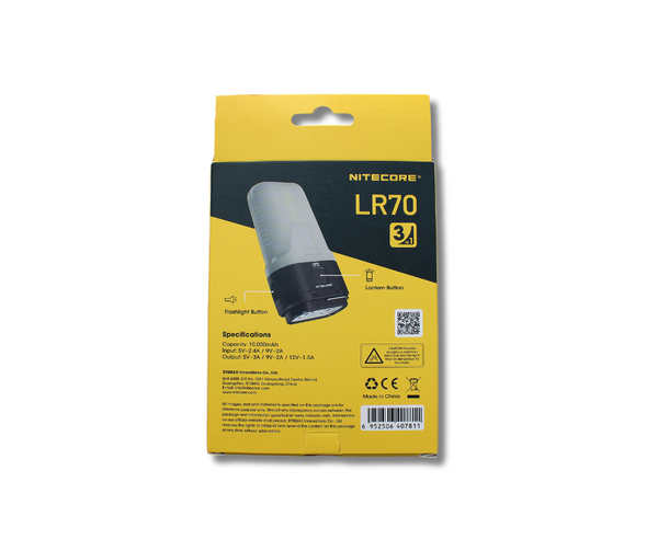 Product Identification & Warranty for Nitecore LR70