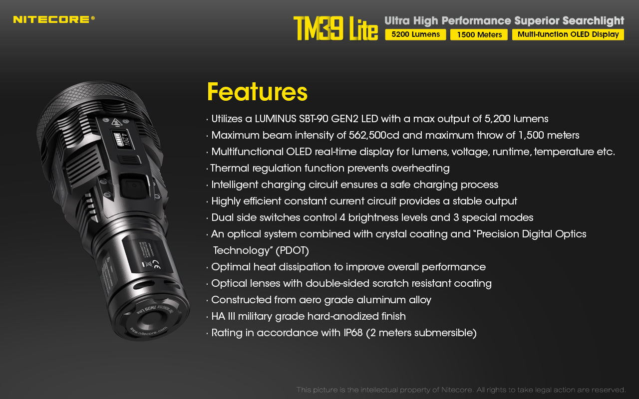 Nitecore TM39 Lite