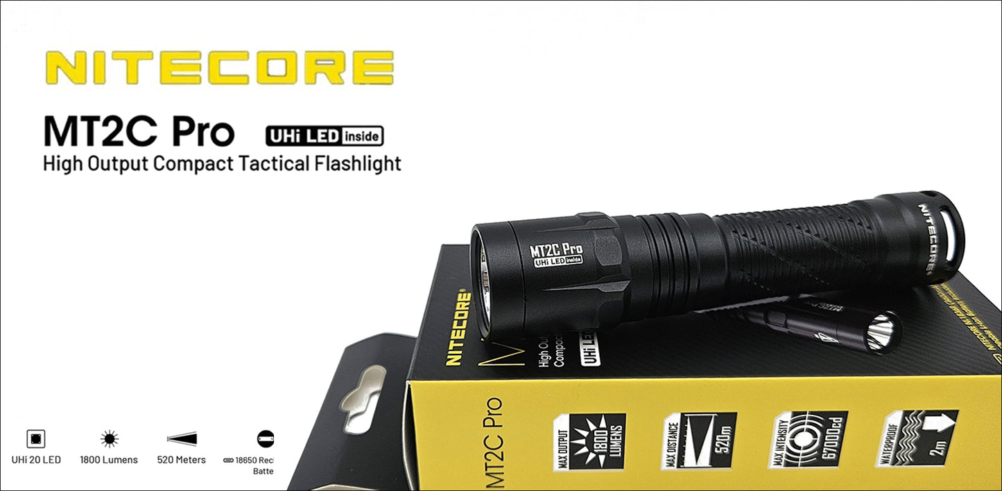 Nitecore MT2C Pro - 1800 Lumens