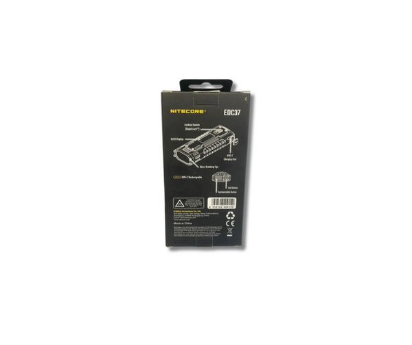 Product Identification & Warranty for Nitecore EDC37