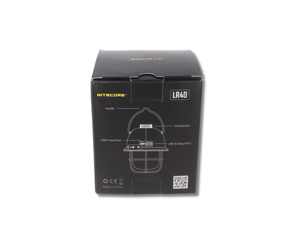 Product Identification & Warranty for Nitecore LR40 (White)