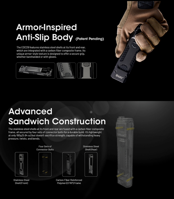 Build Quality for Nitecore EDC29