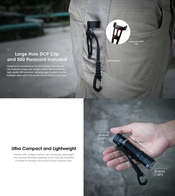 Accessories & Mounting for Nitecore EDC33