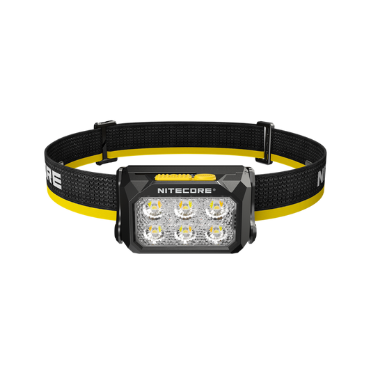 Nitecore HA29 UHE headlamp front view with headband loop