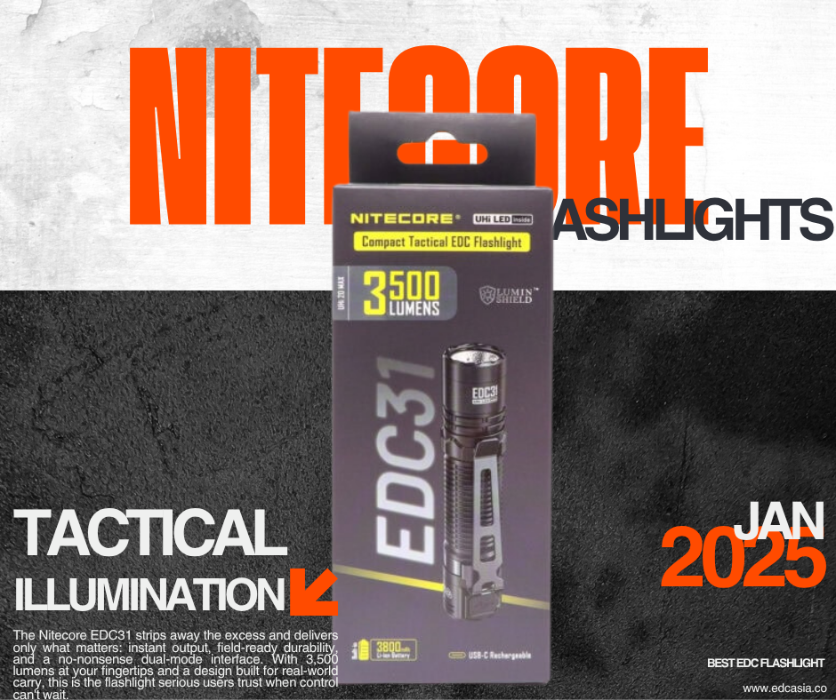 Nitecore EDC31 Review: Tactical Power in a Minimalist Frame