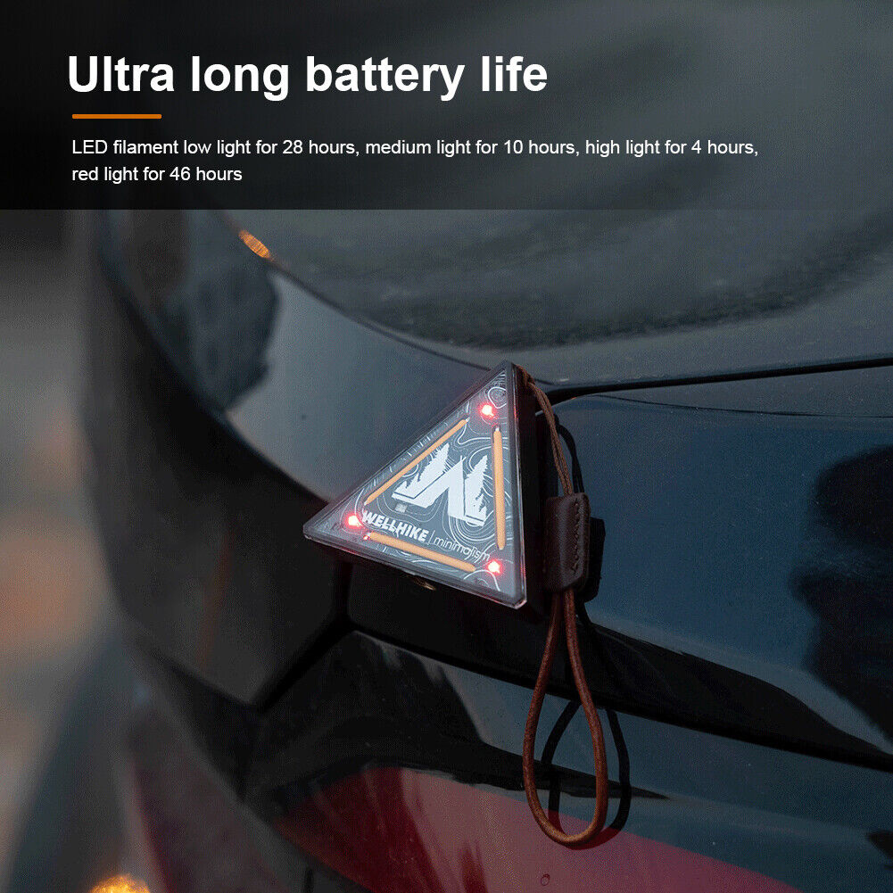Wellhike Safey Beacon on car boot
