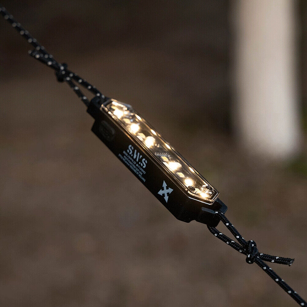 Wellhike Guyline Light illuminated