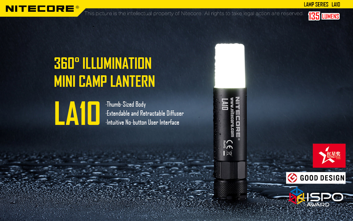 Nitecore LA10 - Mini Camping Lantern