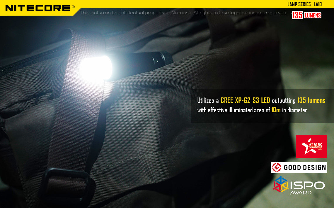 Nitecore LA10 - Mini Camping Lantern