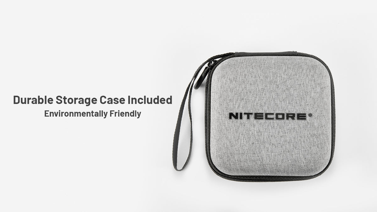 Nitecore HC65 UHE grey zippered storage case