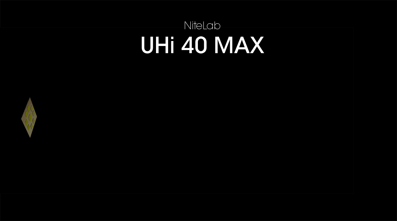 Nitecore EDC35 UHi 40 MAX LED animation