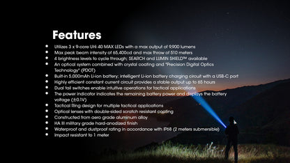 Nitecore TM9K Pro