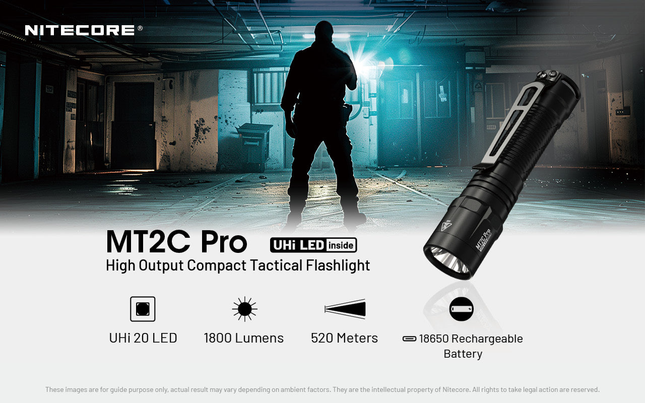 Nitecore MT2C Pro - 1800 Lumens