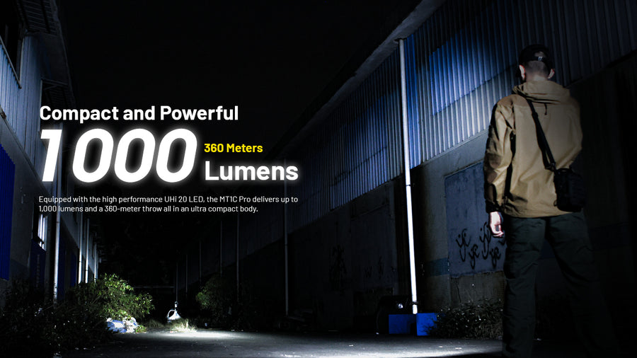 Best uses for Nitecore MT1C Pro - 1000 Lumens