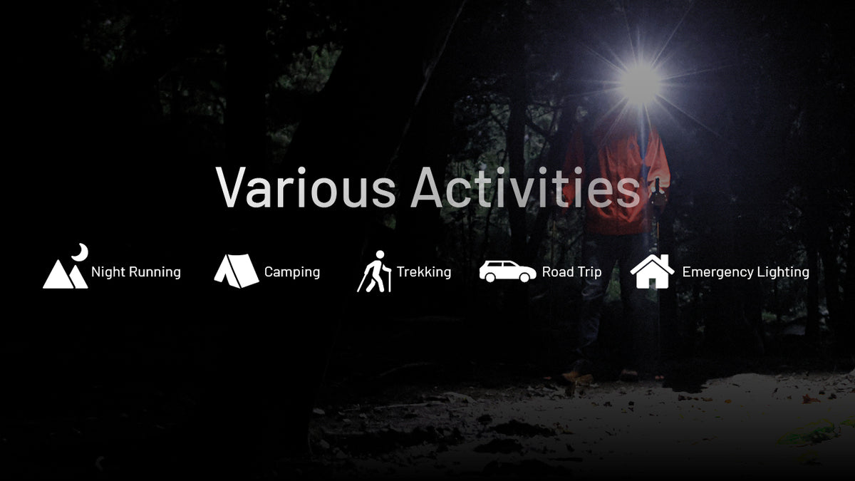 Nitecore HA11 headlamp uses for running, camping, trekking and emergencies