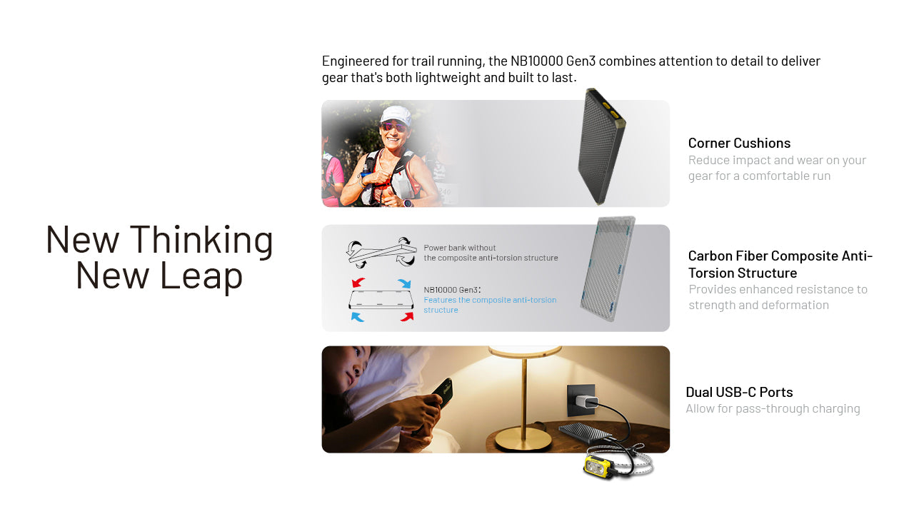 Nitecore NB10000 Gen3: Ultra-Light 10 000 mAh Power Bank