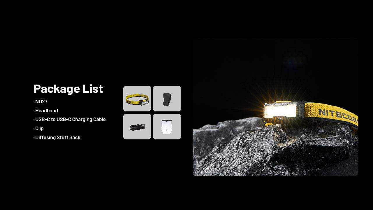 Nitecore NU27 - 600 Lumens