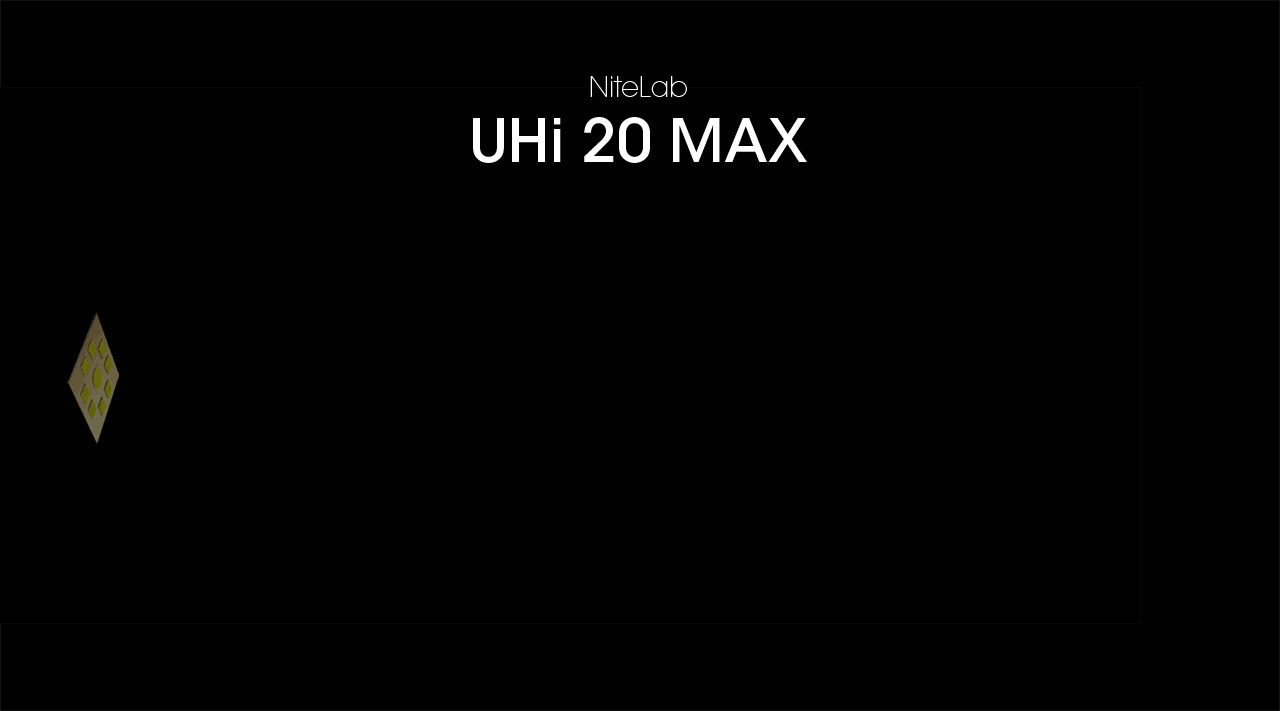 Nitecore EDC29 UHi 20 MAX LED animation