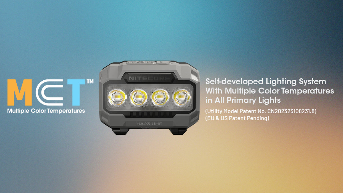 Nitecore HA23 UHE multiple-color-temperature lighting technology