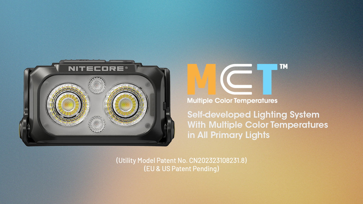 Nitecore NU25 MCT UL multiple-color-temperature lighting technology