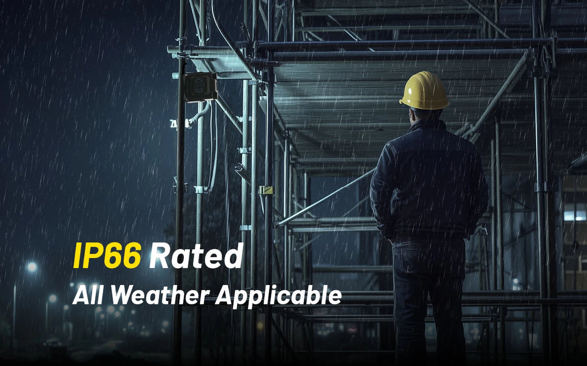 Nitecore NWL30 work light weather-resistance demonstration