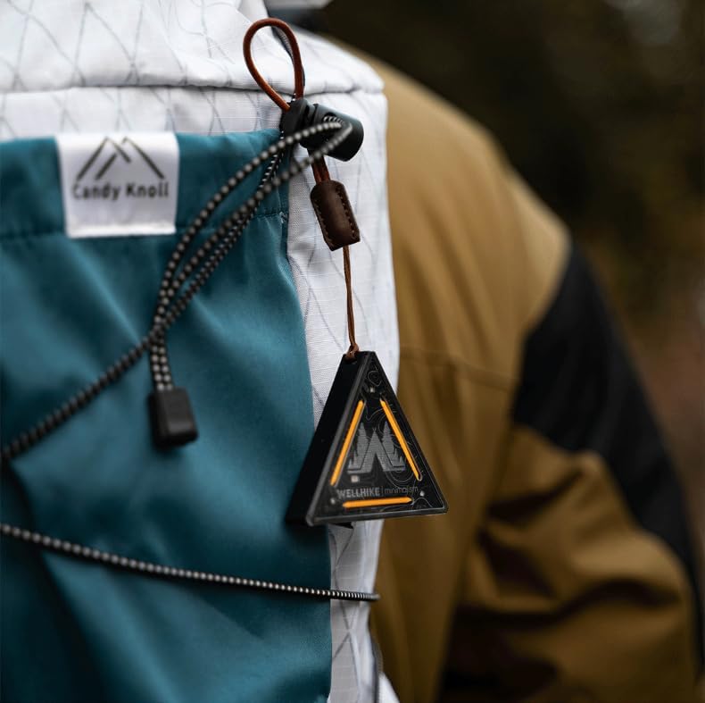 Wellhike Safey Beacon on bag