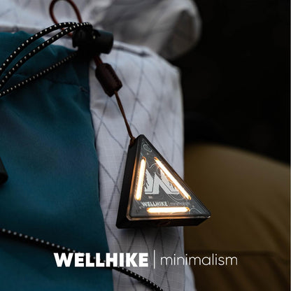 Wellhike Safey Beacon on bag 2