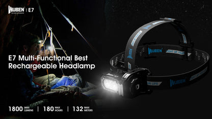 Wuben E7  Headlamp (Full Set)