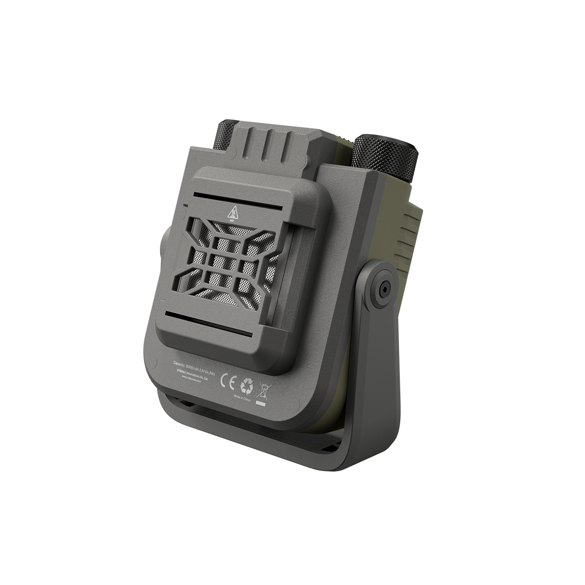 Nitecore NWL30 work light rear angled view showing repellent module