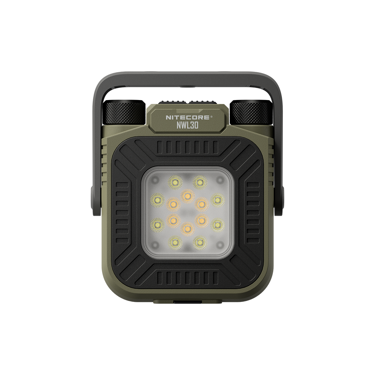 Nitecore NWL30 work light front view showing LED panel