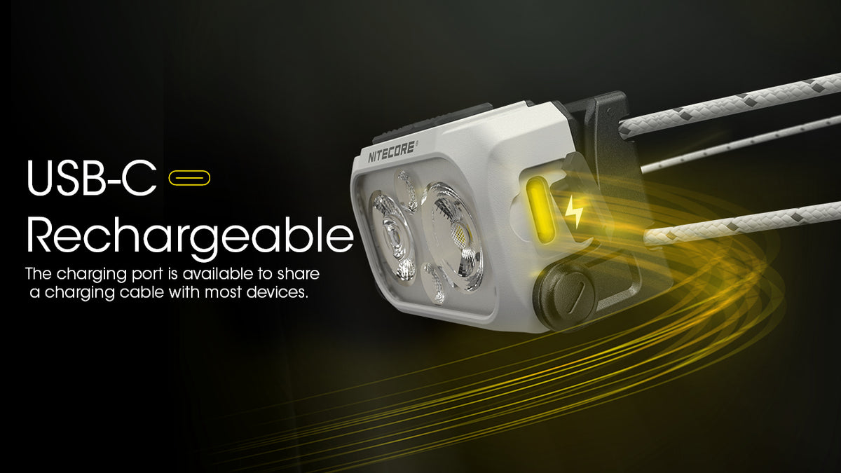 Nitecore NU21 USB-C charging port detail