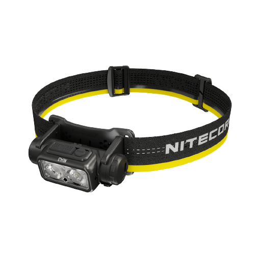 Nitecore NU43 headlamp angled view