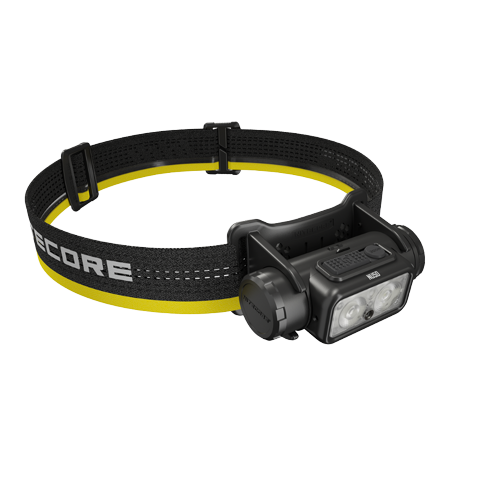 Nitecore NU50 headlamp opposite angled view
