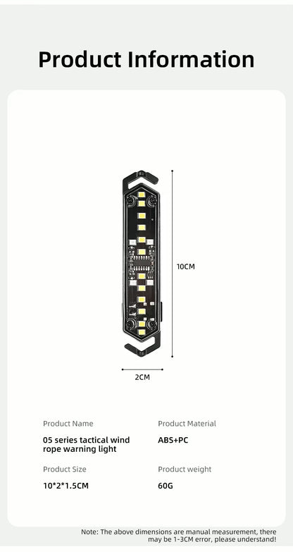 Wellhike Guyline Light specs