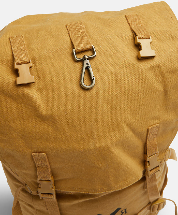 Slow Road Waxed Canvas Backpack (Clay)