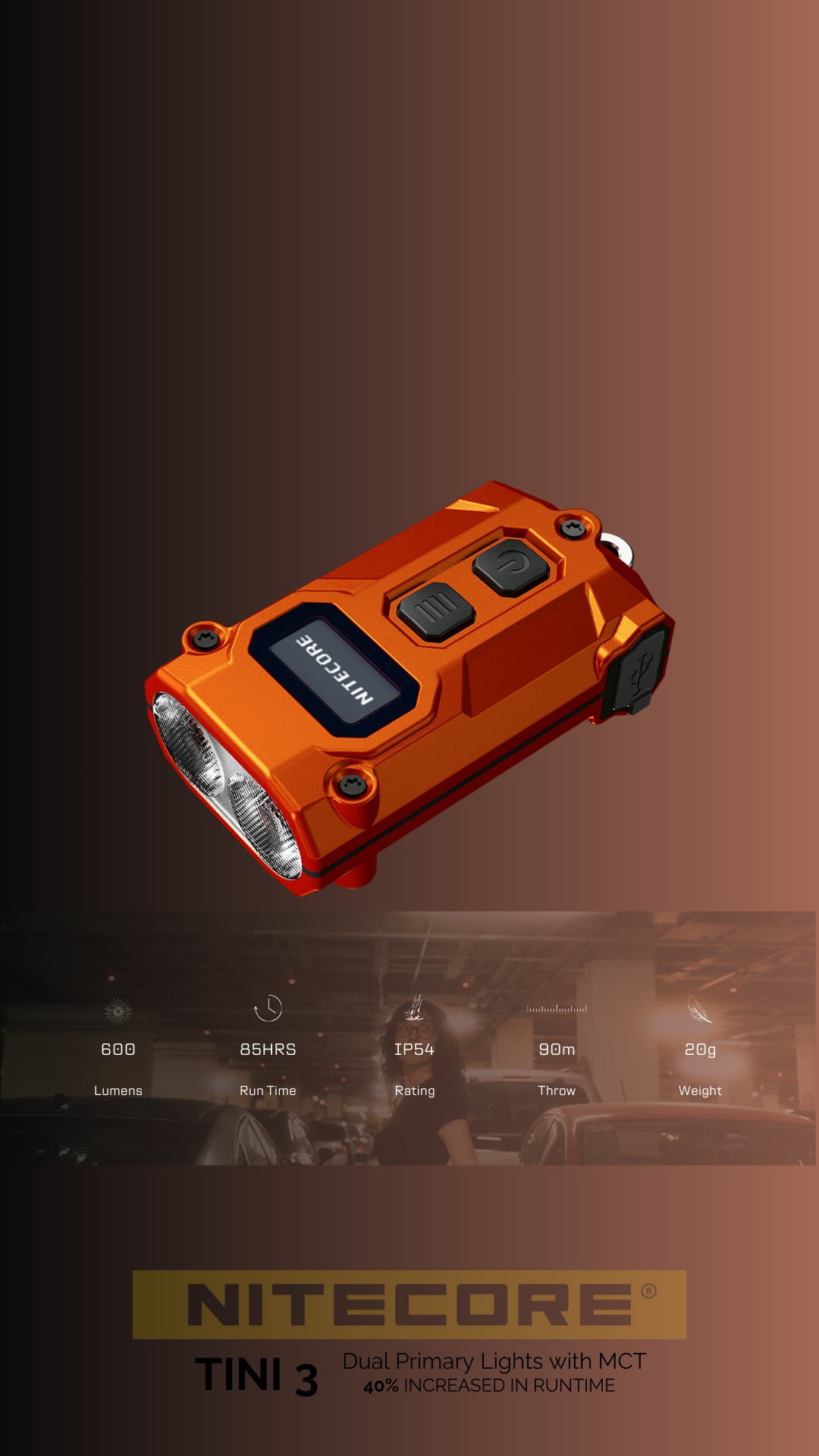 Nitecore TINI3 Hero banner