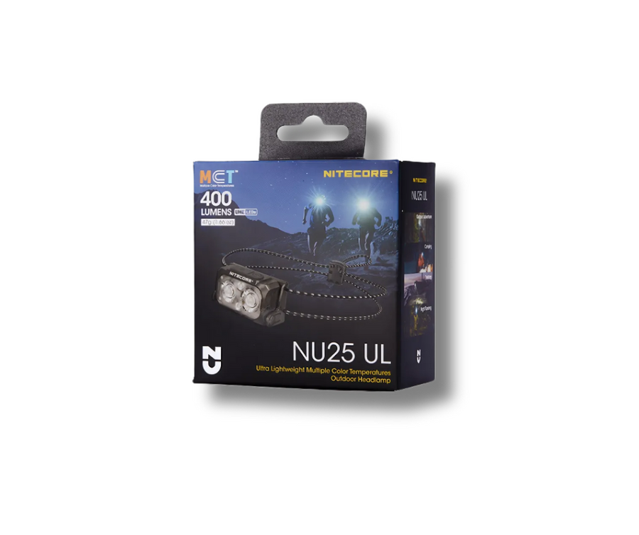 What's included with Nitecore NU25 MCT UL