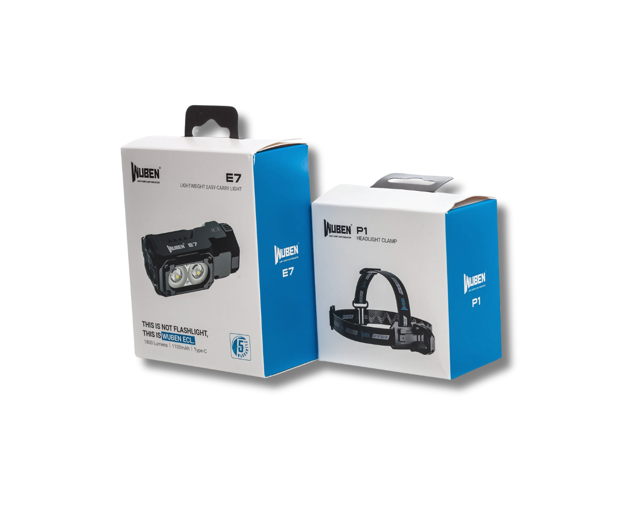Wuben E7 Headlamp Packaging 