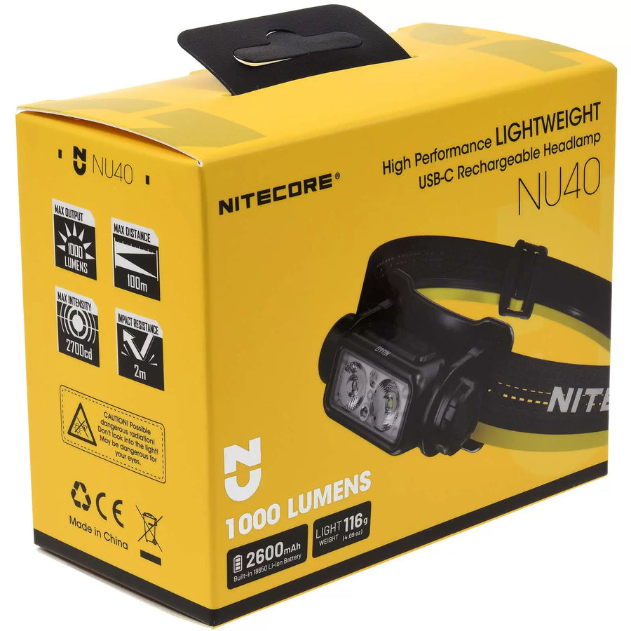 What's included with Nitecore NU40
