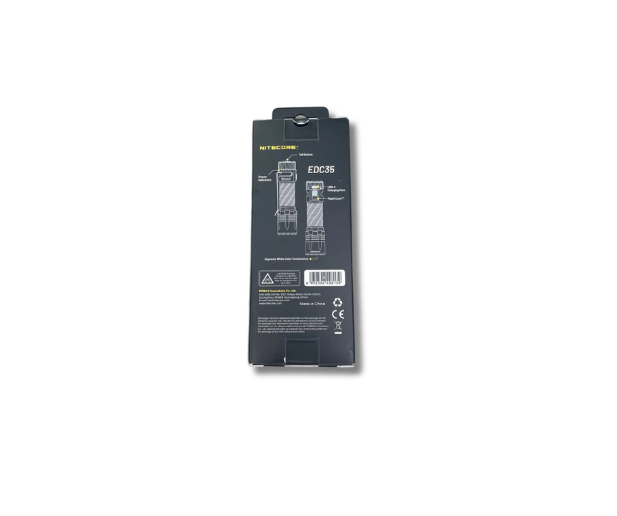 Product Identification & Warranty for Nitecore EDC35