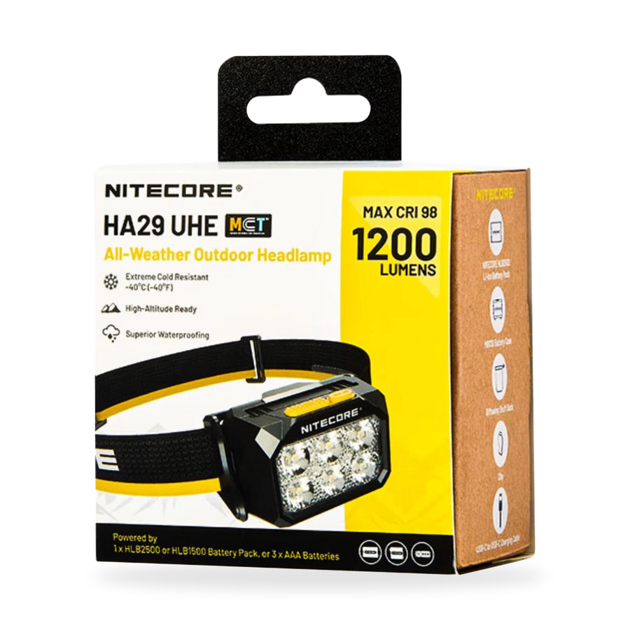 What's included with Nitecore HA29 UHE