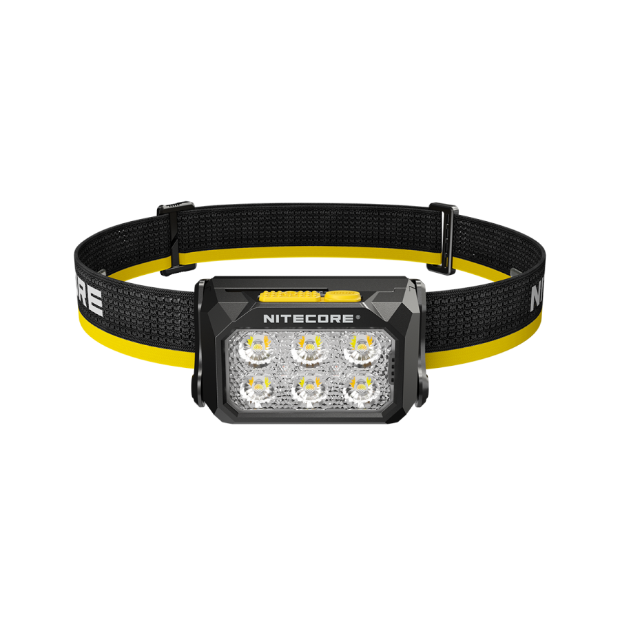 Nitecore HA29 UHE headlamp front view with headband loop