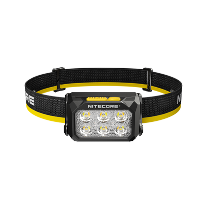 Nitecore HA29 UHE headlamp front view with headband loop