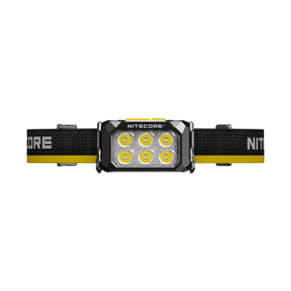 Nitecore HA29 UHE headlamp six-LED array with headband extended