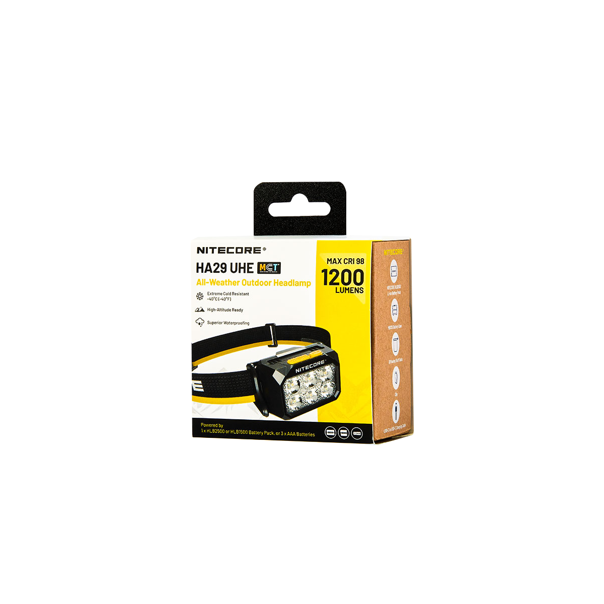 NITECORE HA29 UHE official retail packaging
