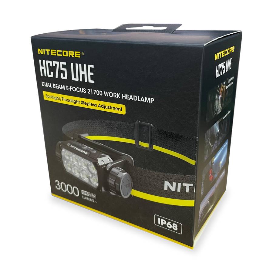 What's included with Nitecore HC75 UHE