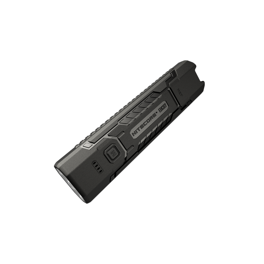 Nitecore EDC07 in Classic Black, angled body view