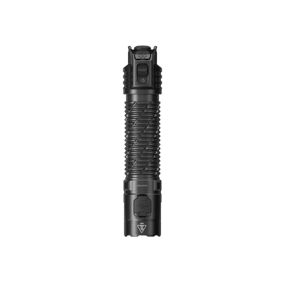 Nitecore P17iX flashlight side profile showing buttons and body texture